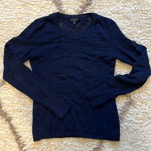 Rag & Bone navy light sweater XS